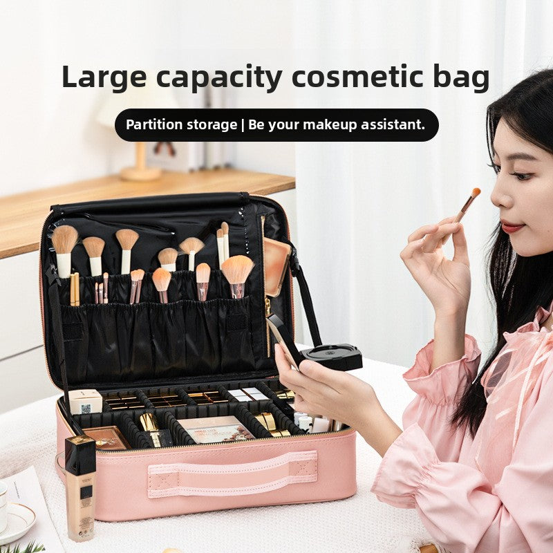 Portable makeup bag