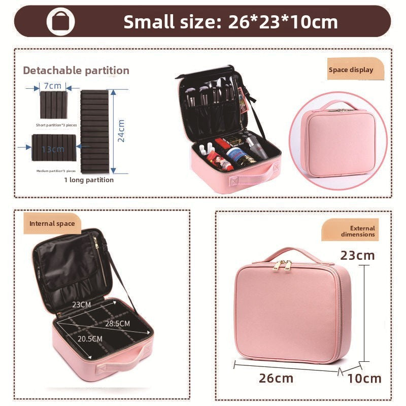 Portable makeup bag