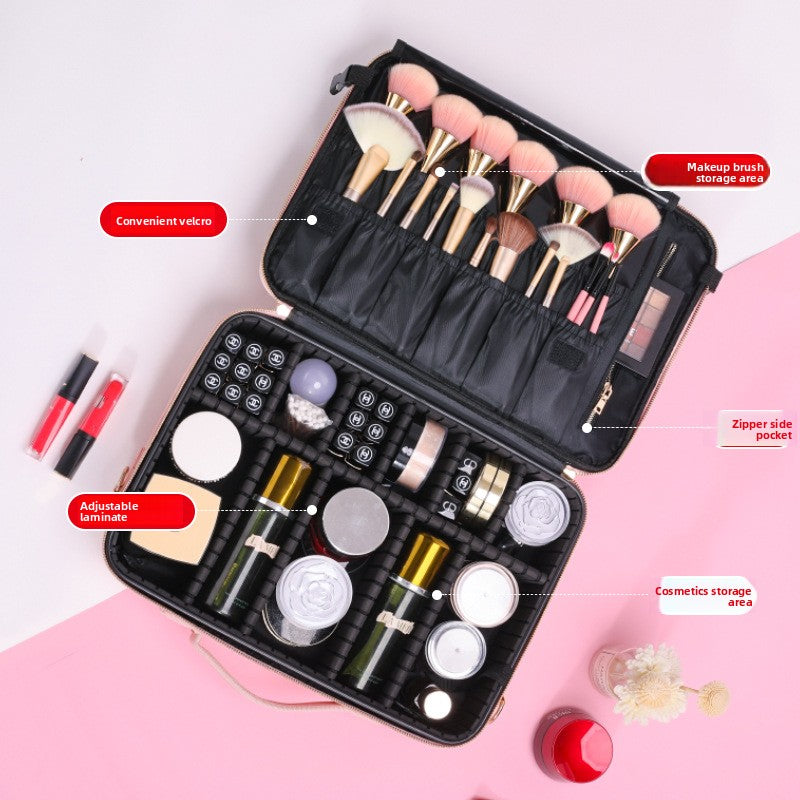 Portable makeup bag