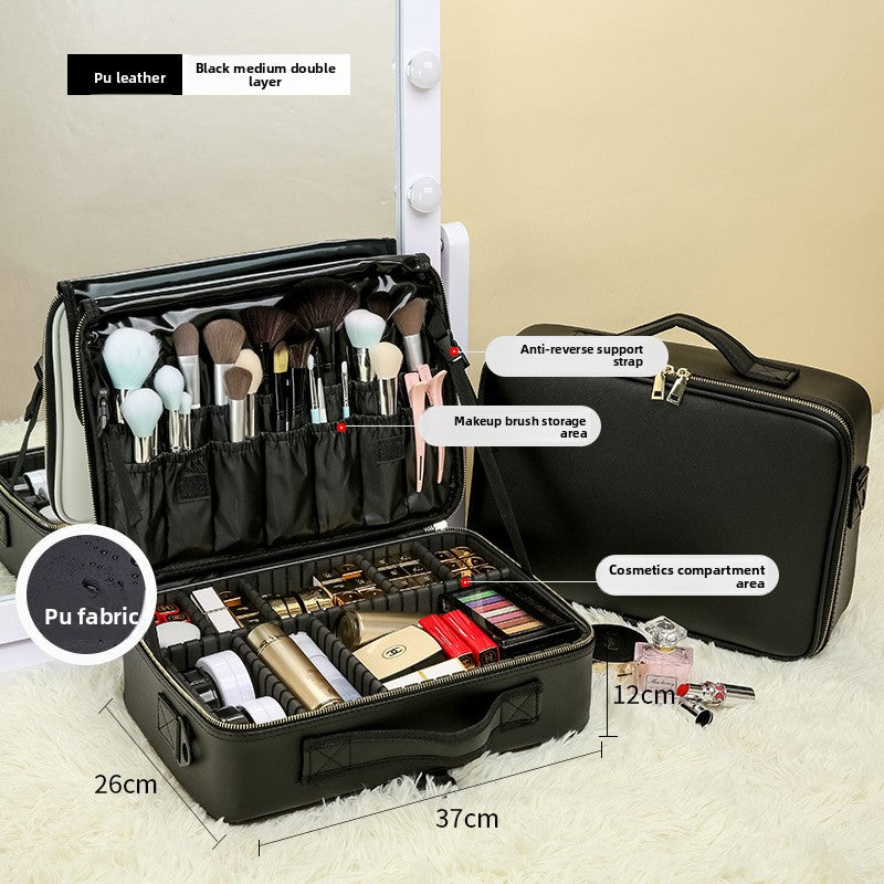 Portable makeup bag