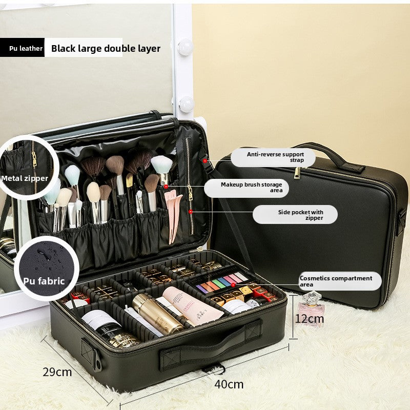 Portable makeup bag