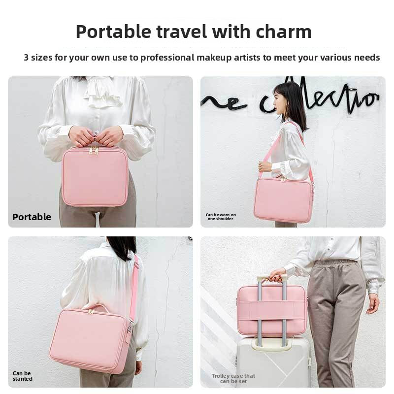 Portable makeup bag