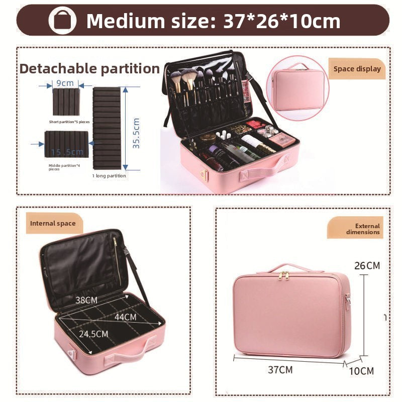 Portable makeup bag